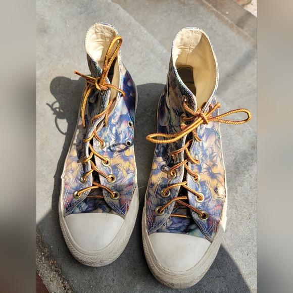Converse All Star Chuck Taylor Hawaiian Flowers- Women's Size 7 - Picture 1 of 11
